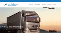 Desktop Screenshot of freeskyexpress.com